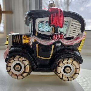 Christopher Radko Just Married June Buggy Vintage Ornament